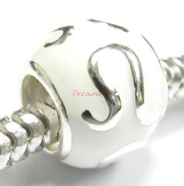 Sterling Silver Zodiac HOROSCOPE LEO Enamel Bead for European Charm Bracelets