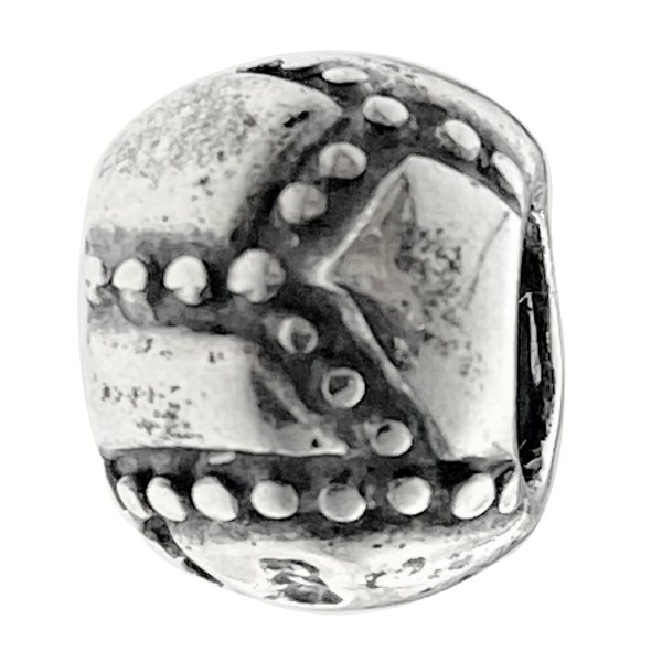 Sterling Silver Round BALL Beads for European Charm Bracelets 9mm