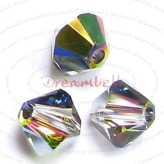 72 x Swarovski Elements Xilion Crystal 5328 Vitrail Medium 3mm