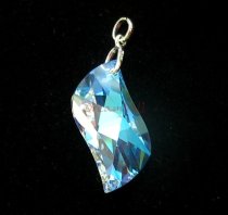 1x Rare Swarovski crystal 8950 Teardrop Clear AB Pendant