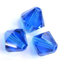 12 x Swarovski Elements Xilion Crystal 5328 Capri Blue 8mm