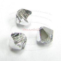 72x Swarovski Elements Xilion Crystal 5328 Crystal Comet Argent Light (Cal) 3mm