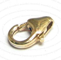 2X 14k gold filled LOBSTER Trigger CLASP BEAD 8.2mm x5mm