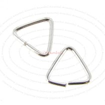10x STERLING SILVER TRIANGLE JUMP RINGS BAIL 8mm