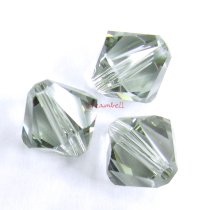 24x Swarovski Elements Xilion Crystal 5328 Black Diamond 4mm