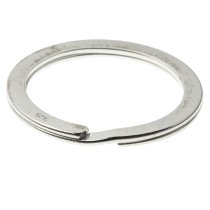 1x 925 STERLING SILVER SPLIT RING KEY RING 29mm