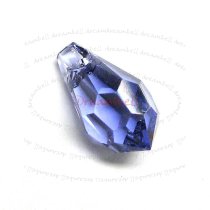 4 Swarovski Elements 6000 Teardrop Tanzanite 11mm Pendant