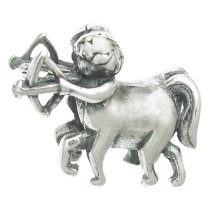 1x Sterling silver Sagittarius Zodiac Bead for European Charm Bracelets