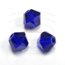 24x Swarovski Elements Xilion Crystal 5328 Cobalt Blue 4mm