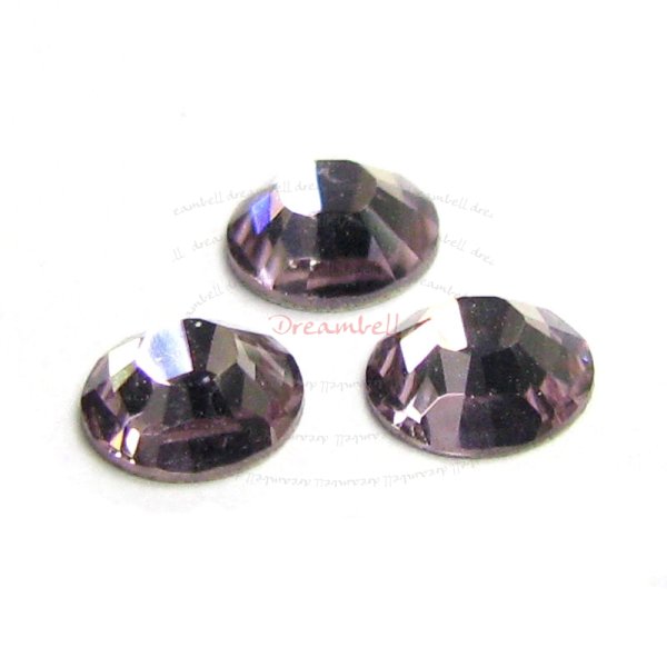 144x Swarovski Elements Flatback No Hotfix Crystal 2028 Rhinestone Ss16 Lt Amethyst