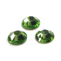 144x Swarovski Elements Flatback No Hotfix Crystal 2028 Rhinestone Ss16 Peridot