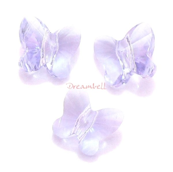 6 Swarovski Elements Crystal 5754 Butterfly Bead 8mm Violet