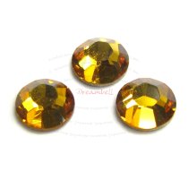 144x Swarovski Elements Flatback No Hotfix Crystal 2028 Rhinestone Ss16 Topaz