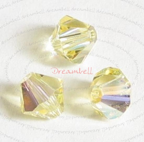 24x Swarovski Elements Bicone Crystal 5301 Jonquil 4mm