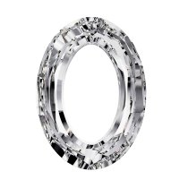 Swarovski 4137 Oval Cosmic Ring Frame Clear AB 15mm (Cal V SI)