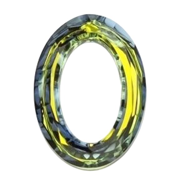 Swarovski 4137 Oval Cosmic Ring Frame Sahara 15mm