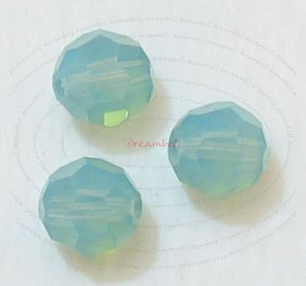 6x Swarovski Crystal Elements 5000 Round Faceted 8mm Pacific Opal