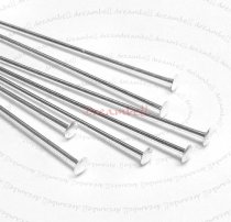 20x Sterling Silver HEADPINS Head pins 22GA 2.5″