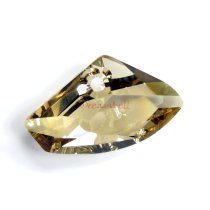 1 SWAROVSKI Crystal 6657 GALACTIC Horizontal Pendant Golden Shadow 39mm