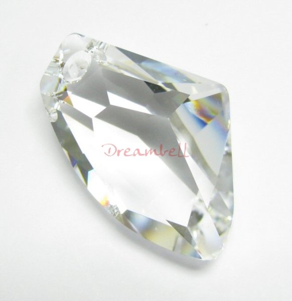 SWAROVSKI CRYSTAL 6656 GALACTIC VERTICAL Pendant Clear 39mm