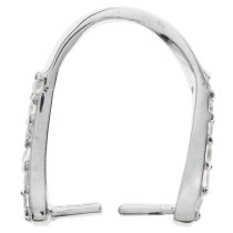 1 x STERLING SILVER Simplicity CZ PENDANT BAIL CLASP CONNECTOR