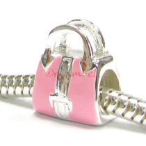 Sterling Silver Handbag Bead for European Charm Bracelets