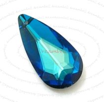 SWAROVSKI CRYSTAL 6100 BERMUDA BLUE 24mm TEARDROP Pendant