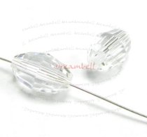 4x Swarovski Crystal Elements 5200 Olive Bead Spacer Clear 12mm