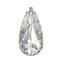 SWAROVSKI CRYSTAL 6100 Clear AB 24mm TEARDROP Pendant