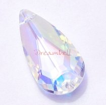 SWAROVSKI CRYSTAL 6100 Clear AB 24mm TEARDROP Pendant