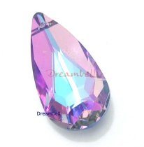 SWAROVSKI CRYSTAL 6100 VITRAIL LIGHT 24mm TEARDROP Pendant