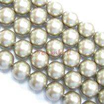 50x Swarovski Crystal Pearls 5810 Round Platinum 6mm