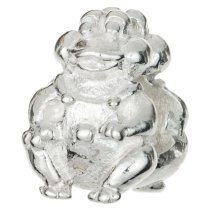 Sterling Silver Fat Frog Beads for European Charm Bracelets