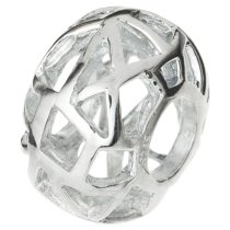 Sterling Silver flower Bead for European Charm Bracelets