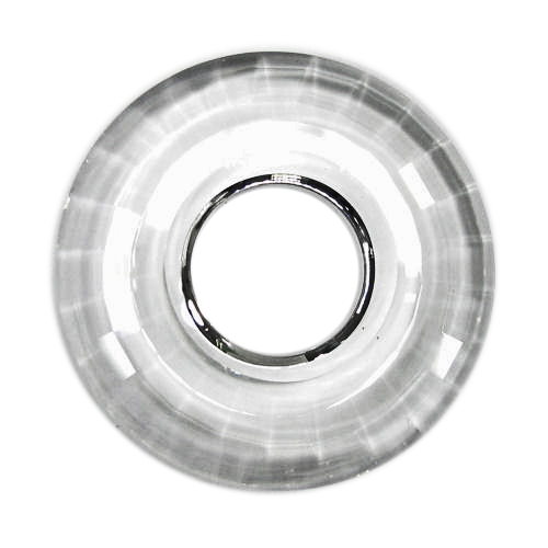 1x Swarovski Elements Crystal 6039 25mm Clear Disk Pendant