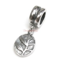Sterling Silver Oval Tree of Life Dangle for European Charm Bracelets
