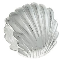 Sterling Silver SEA SHELL Bead for European Charm Bracelets 10.5mm
