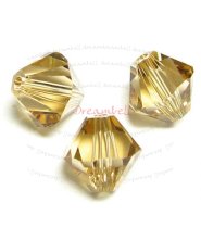 12 x Swarovski Elements Xiion Crystal 5328 Light Colorado Topaz 8mm