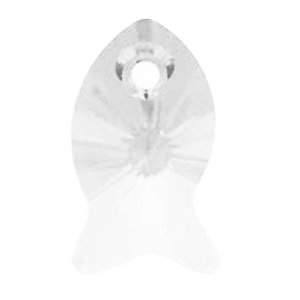 1x Swarovski Crystal Fish Pendant Clear 6727