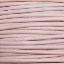 2 YARDS Natural Leather BEAD STRINGING CORD 2mm Light Pink
