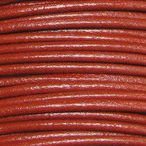 2 YARDS Natural Leather BEAD STRINGING CORD 2mm Red