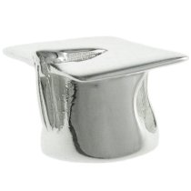 Sterling Silver Graduation Hat Cap Bead for European Charm Bracelets