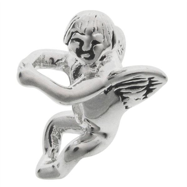 925 Sterling Silver Cupid Little Angel Bead for European Charm Bracelets