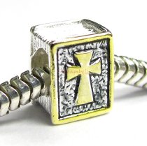 14k gold 925 Sterling Silver HOLY BIBLE Bead for European charm Bracelet
