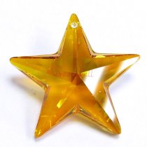 1x Swarovski Elements Crystal Star Pendant Topaz AB 8815 (28mm)