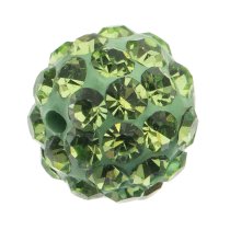 1x Ferido Crystal ROUND Bead Peridot Green 6mm