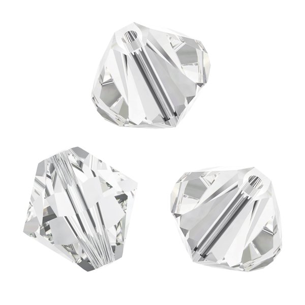 24 x Swarovski Elements Xilion Crystal 5328 Clear 4mm