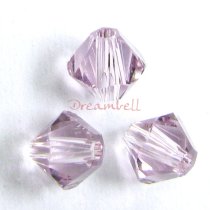 24x Swarovski Elements Xilion Crystal 5328 Light Amethyst 4mm