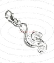 STERLING SILVER MELODY CHARM PENDANT for European Style Clip on Charm