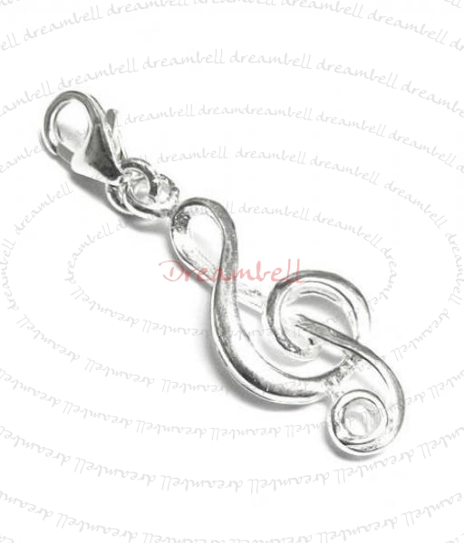 STERLING SILVER MELODY CHARM PENDANT for European Style Clip on Charm